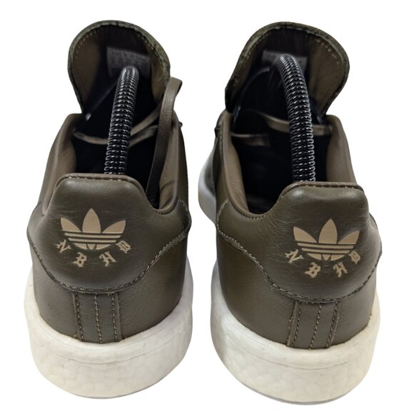 adidas Stan Smith Boost x NEIGHBORHOOD NBHD Olive Leather Mens 8 B37342 main image 4
